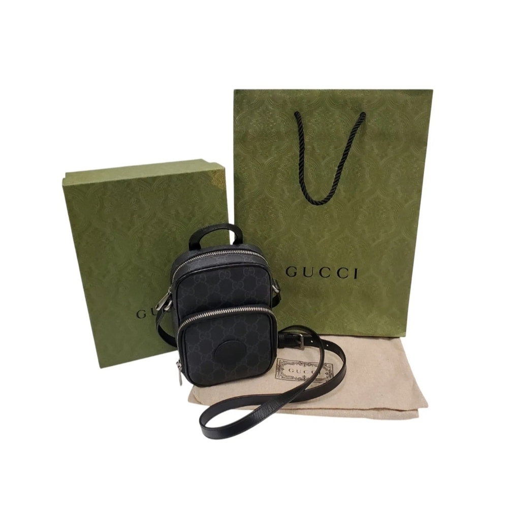 Authentic Gucci Black Mini Crossbody Bag